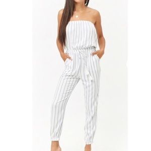 Forever 21 strapless jumpsuit